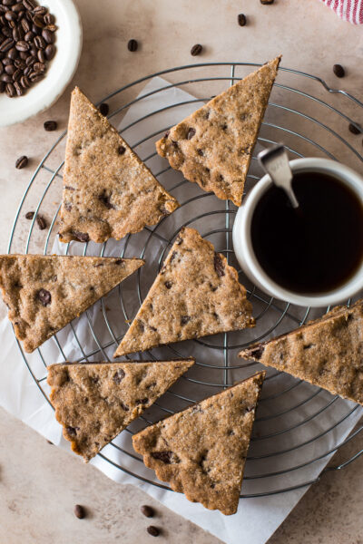 Espresso Chocolate Chunk Shortbread