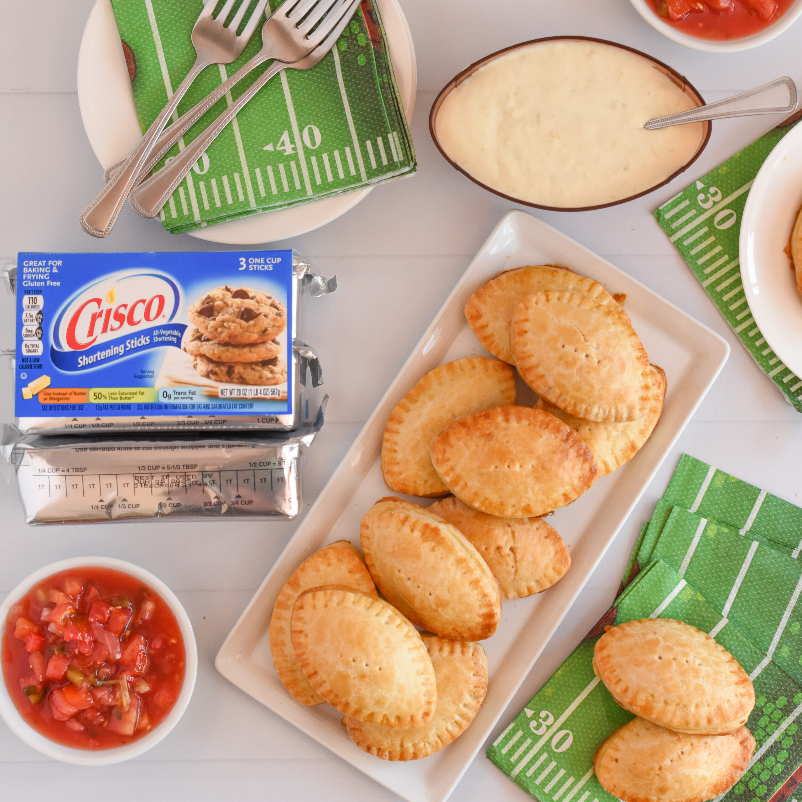 Football Chicken Empanadas