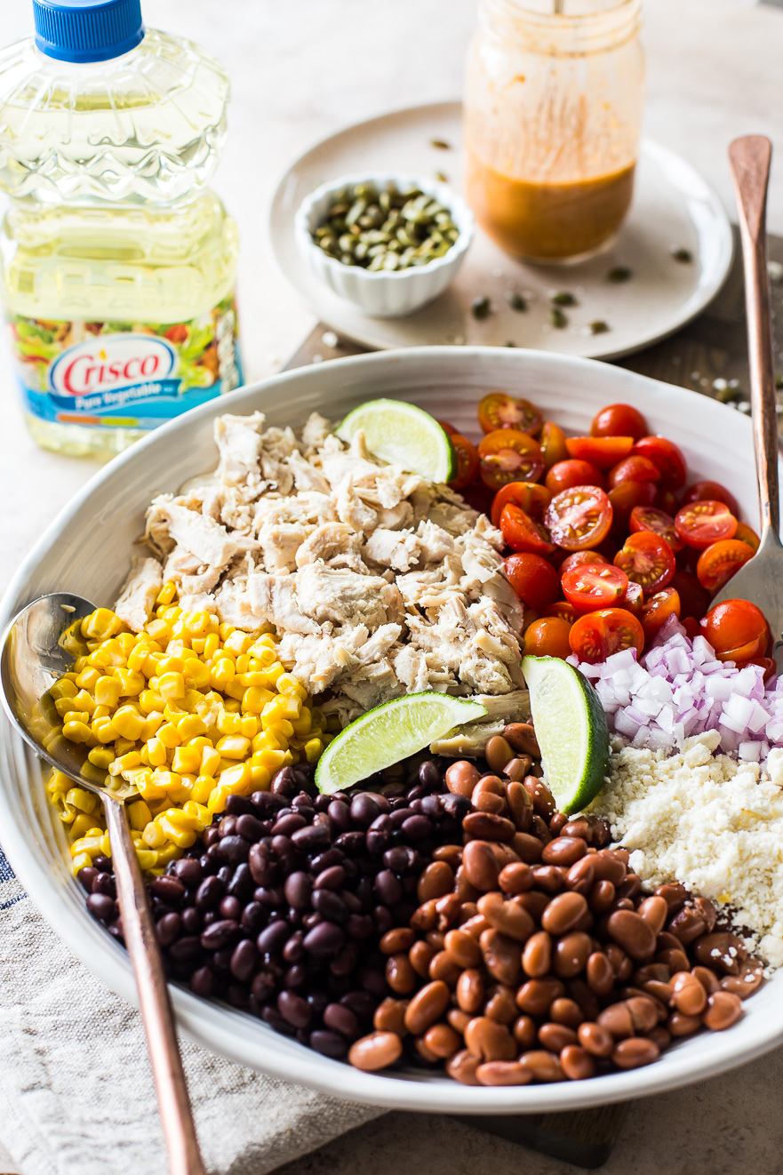 Southwest Chicken Salad with Chipotle Vinaigrette