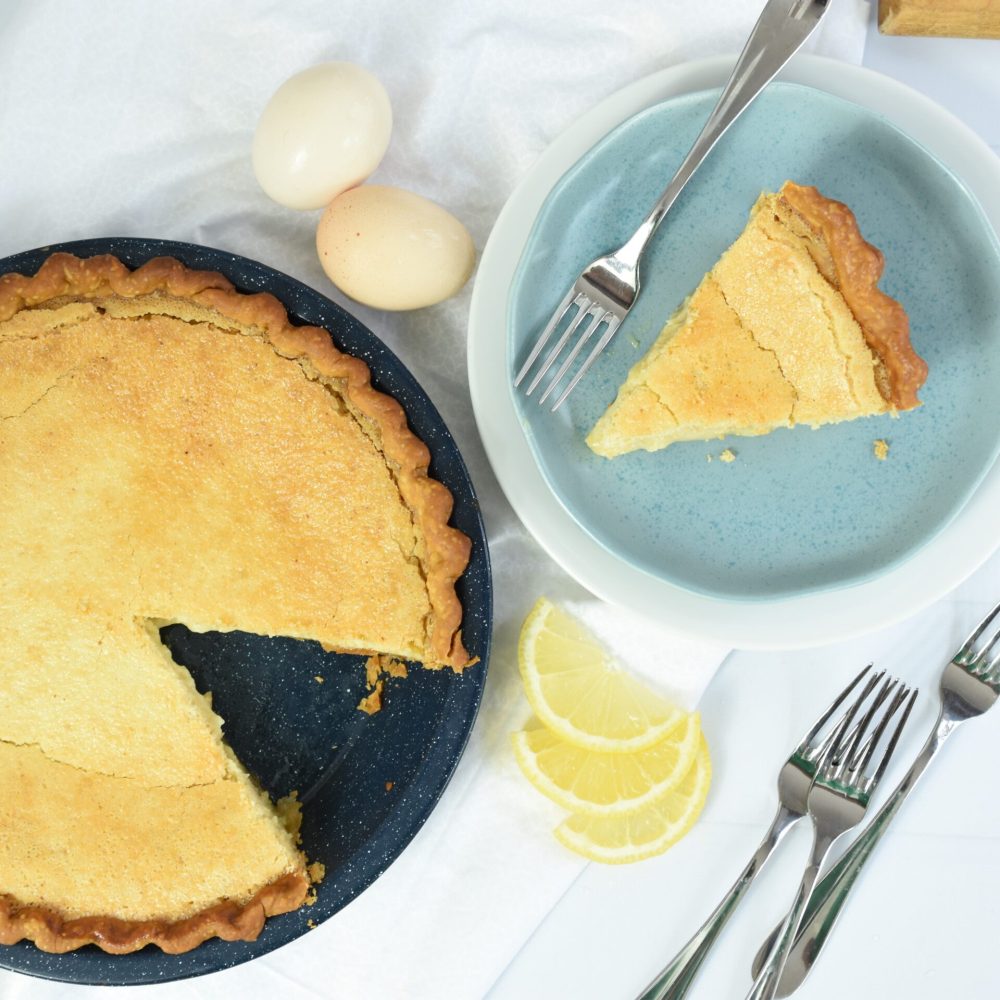 White Chocolate Buttermilk Pie