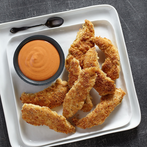 Chicken Tenders with Sriracha Ketchup