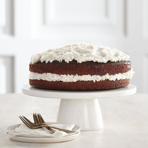 Chocolate Buttermilk Cake with Coconut Frosting