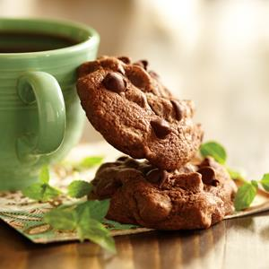 Chocolate-Mint Brownie Cookies