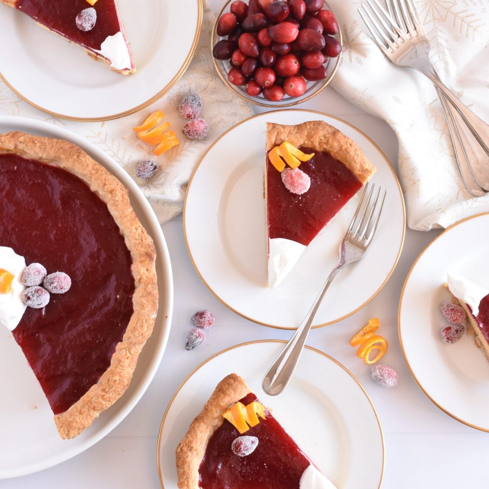 Orange Cranberry Pie