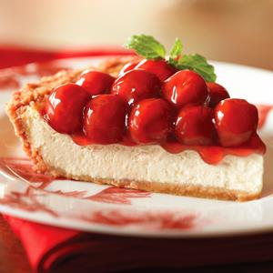 Creamy Cherry Lemon Cheesecake