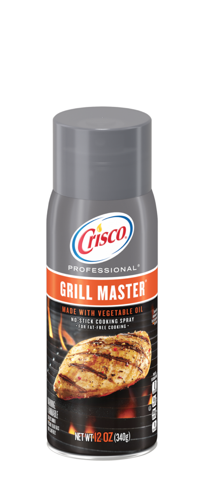 Crisco Professional<sup>®</sup> Grill Master<sup>®</sup> No-Stick Grill Spray