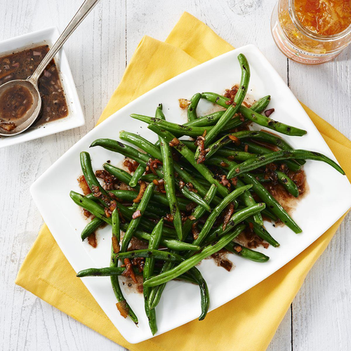 Grilled Green Beans with Citrus Vinaigrette