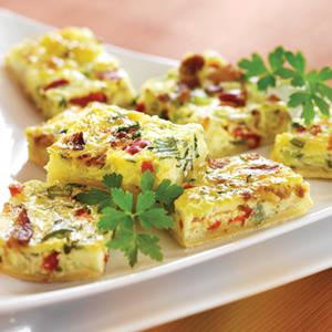 Ham and Swiss Party Appetizer Squares