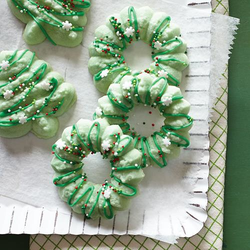 Holiday Spritz Cookies