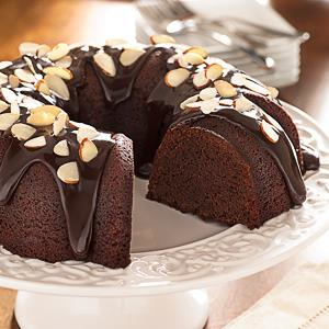 Mexican Chocolate Cake with Mocha Glaze