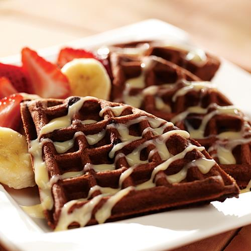 Mexican Chocolate Waffles