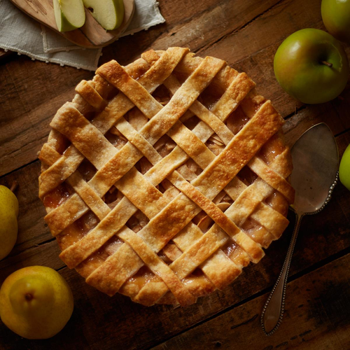 Spiced Pear & Apple Pie