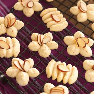 Swedish Almond Spritz Cookies