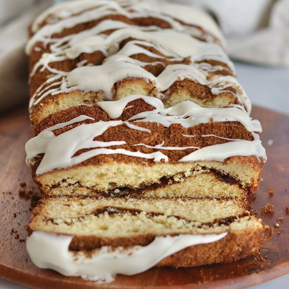 Cinnamon Roll Loaf Cake