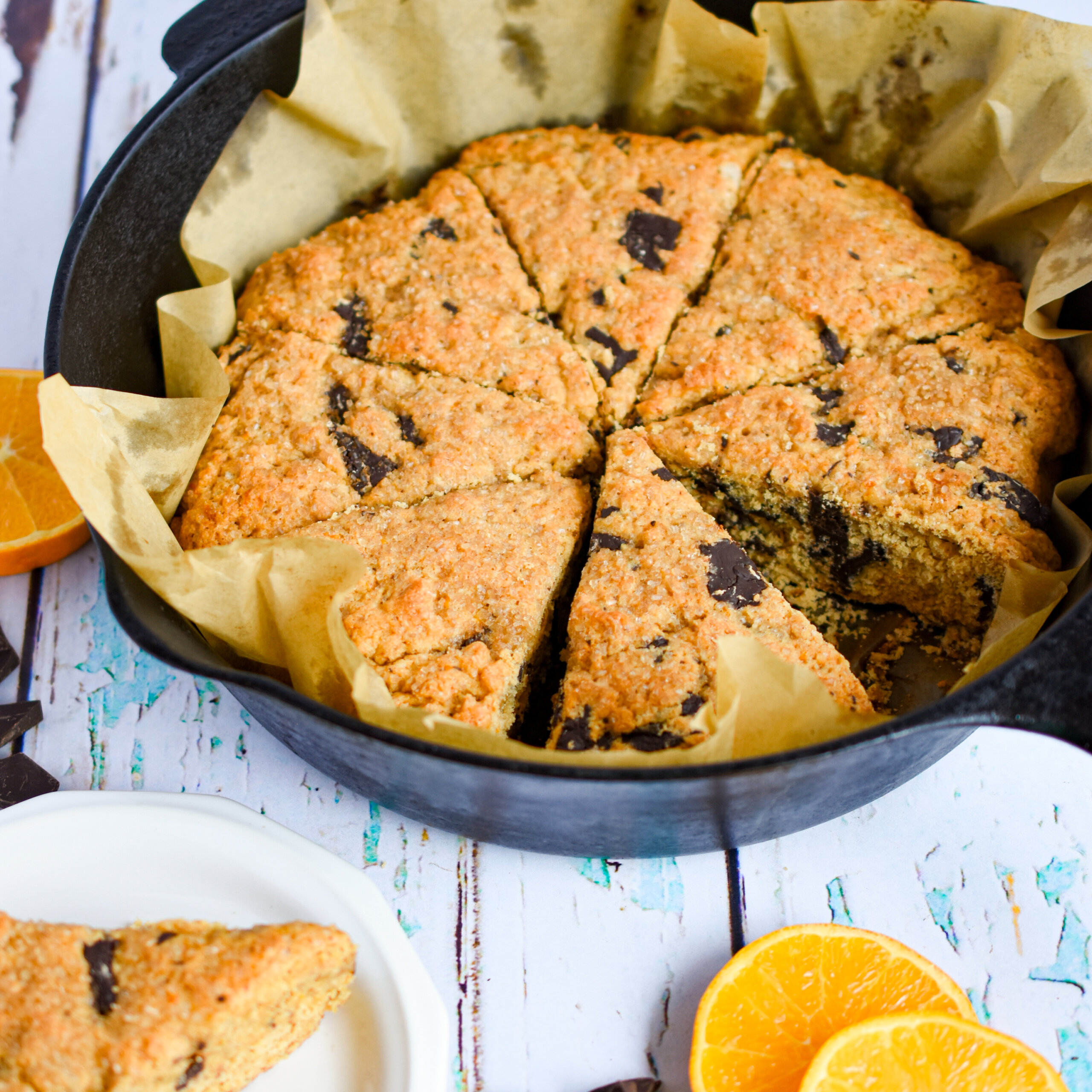 Chocolate Orange Scones