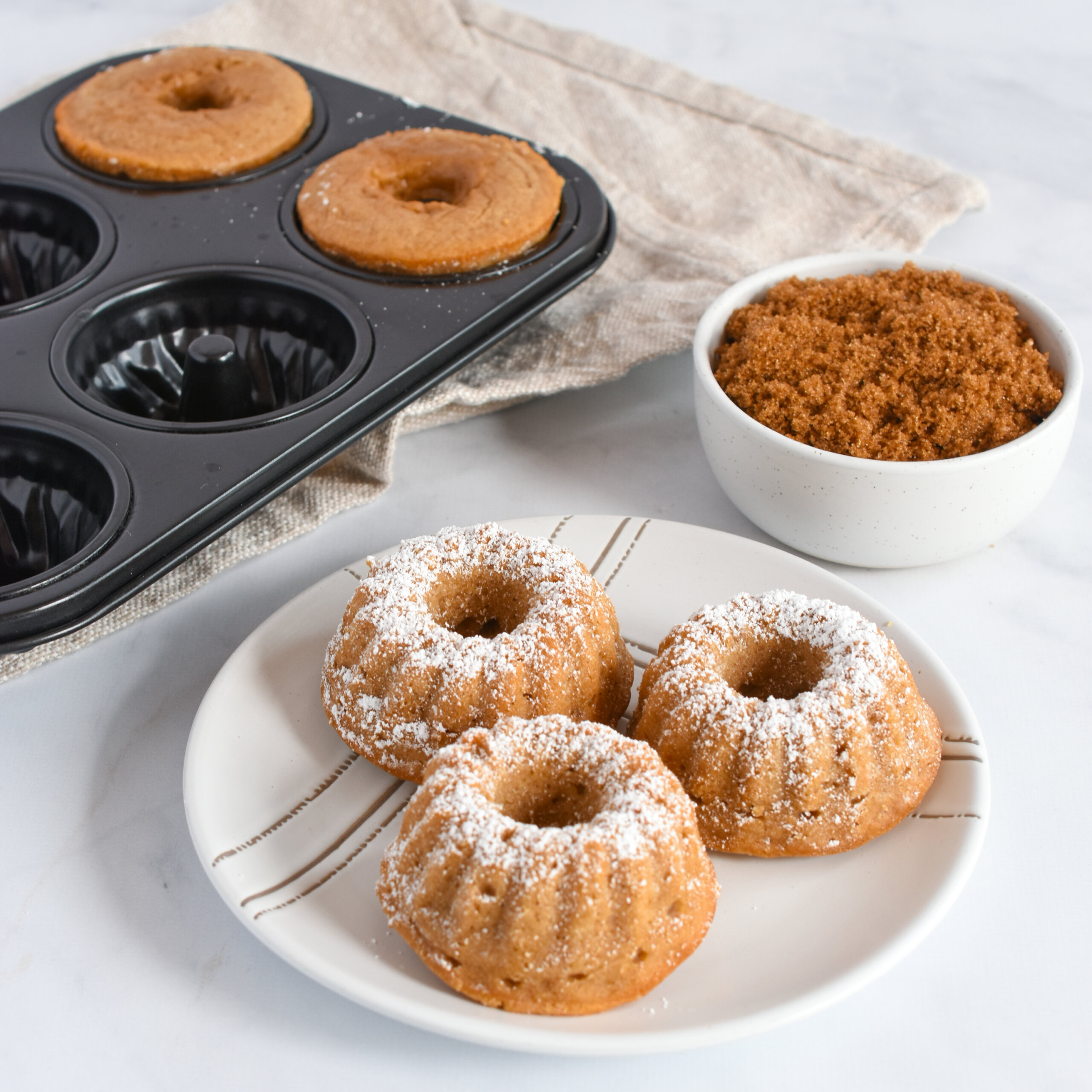 Brown Sugar Mini Bundt Cakes