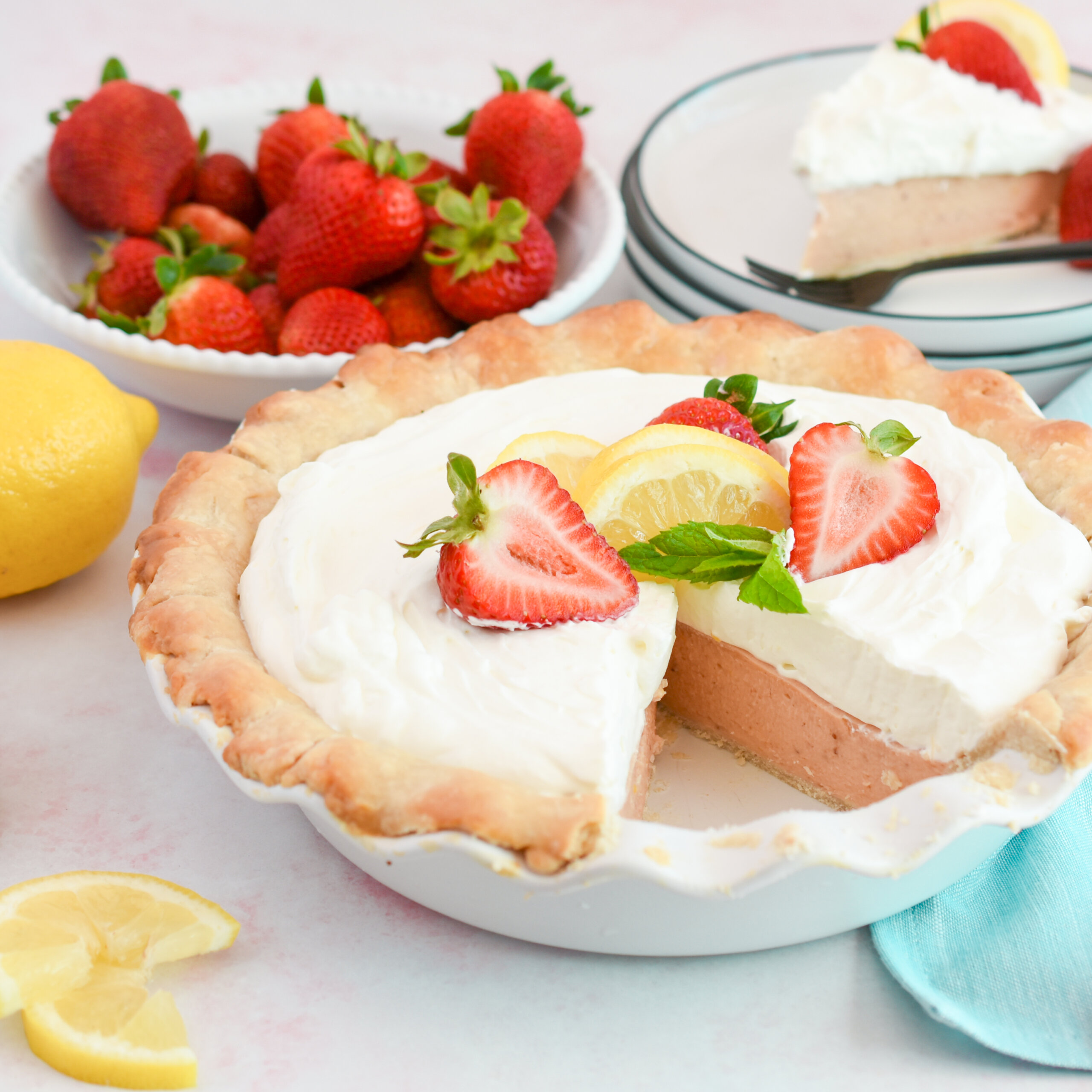 Berry Lemonade Pie