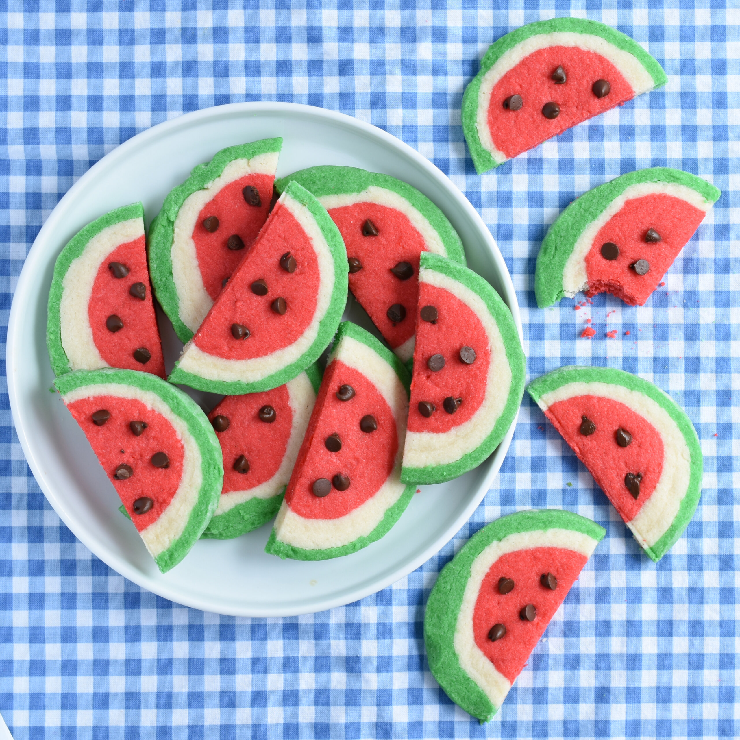 Watermelon Cookies