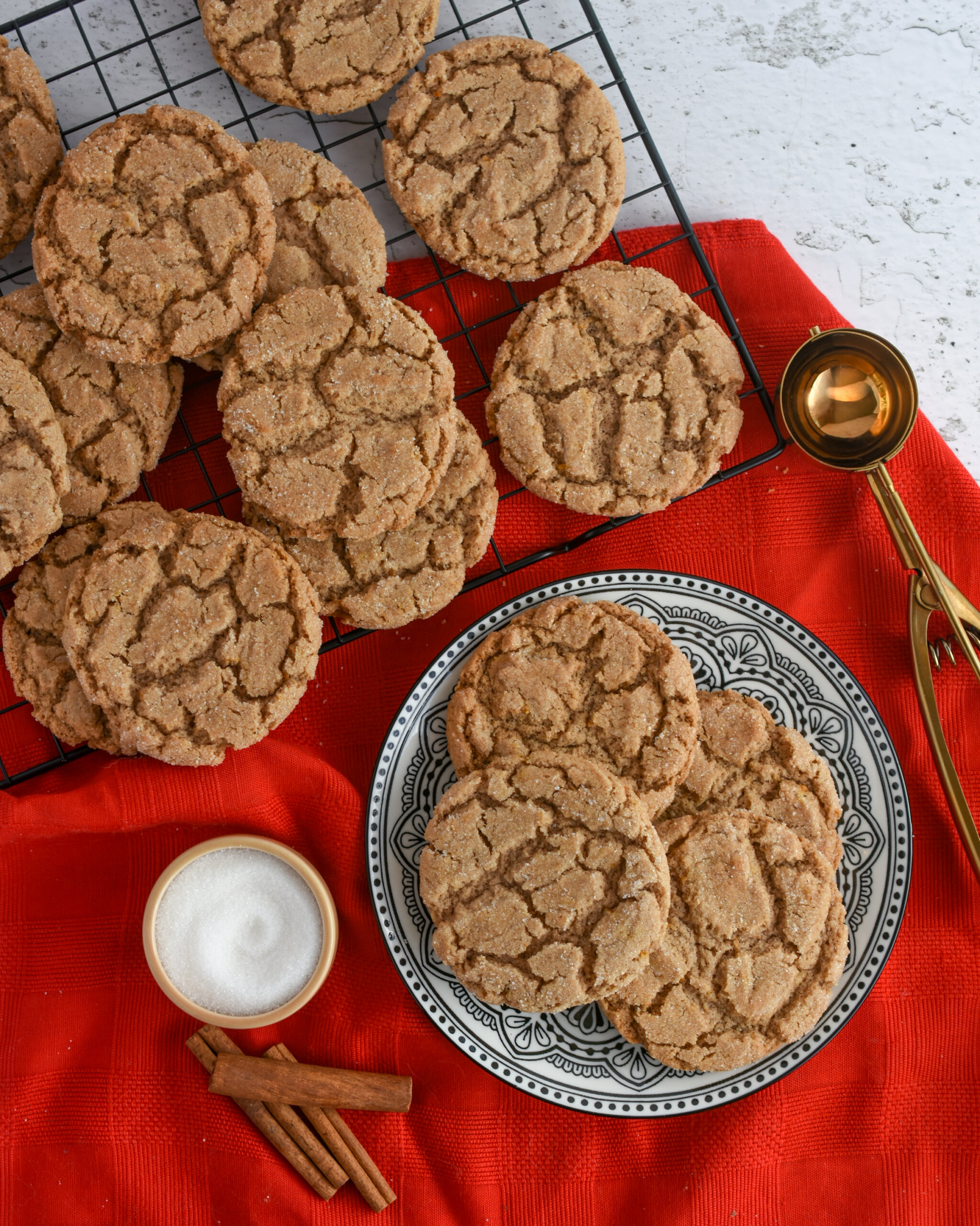 Cinnamon Crinkle Cookies