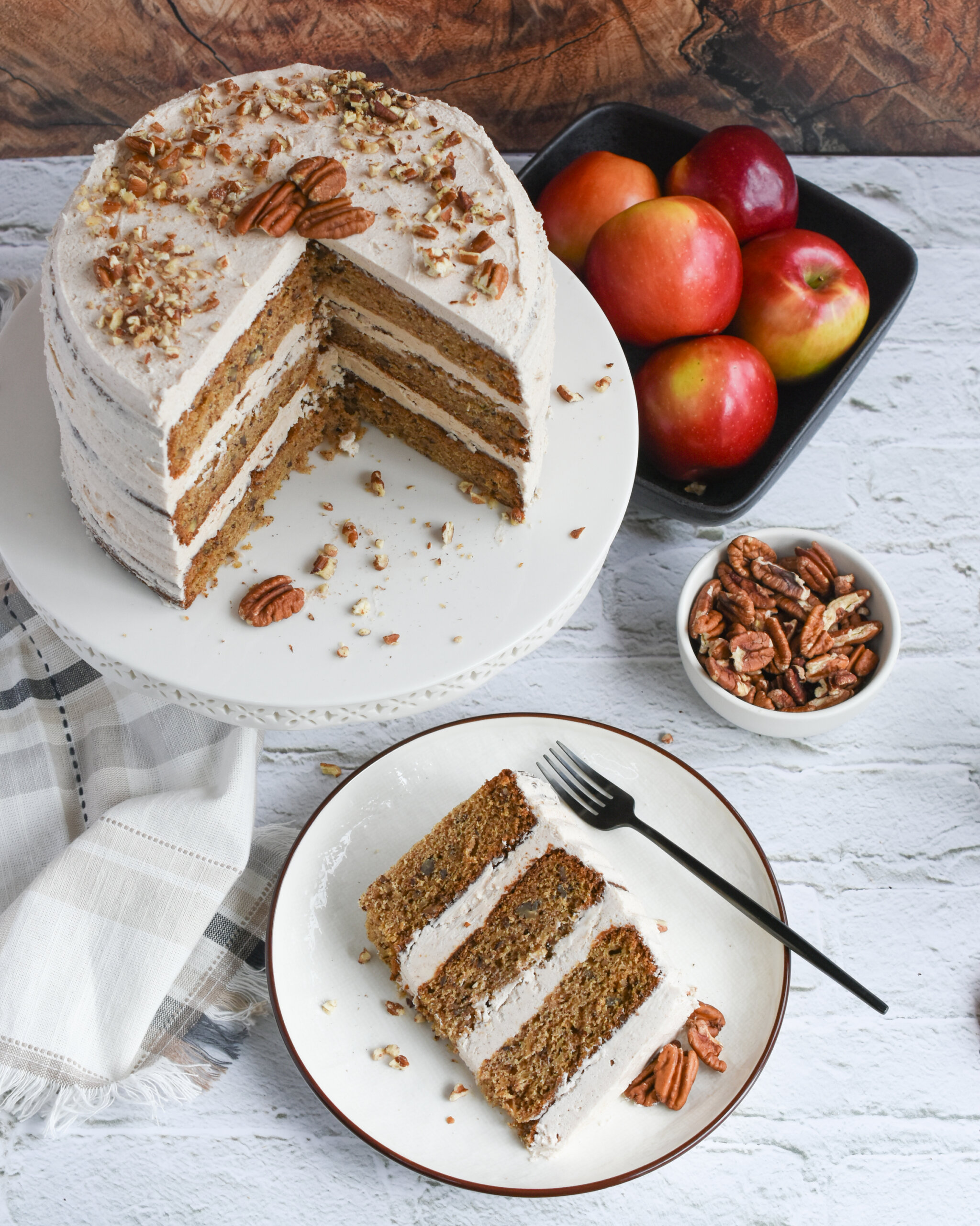 Apple Cardamom Cake