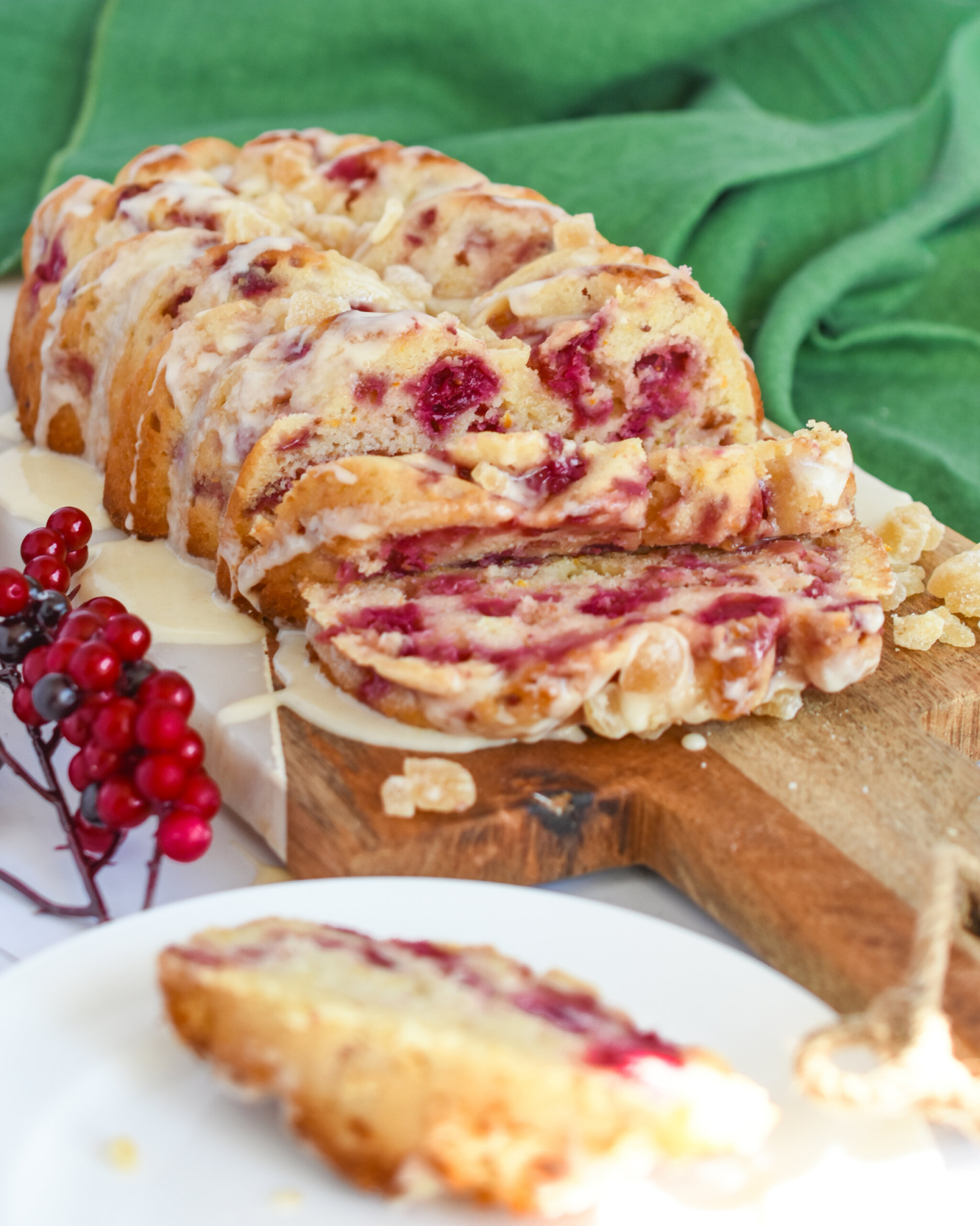 Gingered Cranberry Loaf