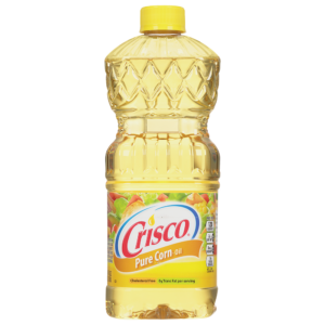 Crisco Pure Corn Oil for vegetable-based cooking oil for delicious results.