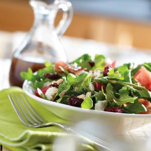 arugula-and-prosciutto-salad-with-dried-cherries-and-goat-cheese