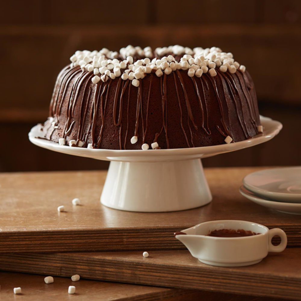 Hot Cocoa Bundt Cake