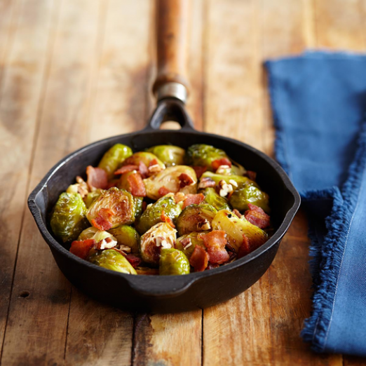 roasted-brussels-sprouts-with-maple-bacon-dressing