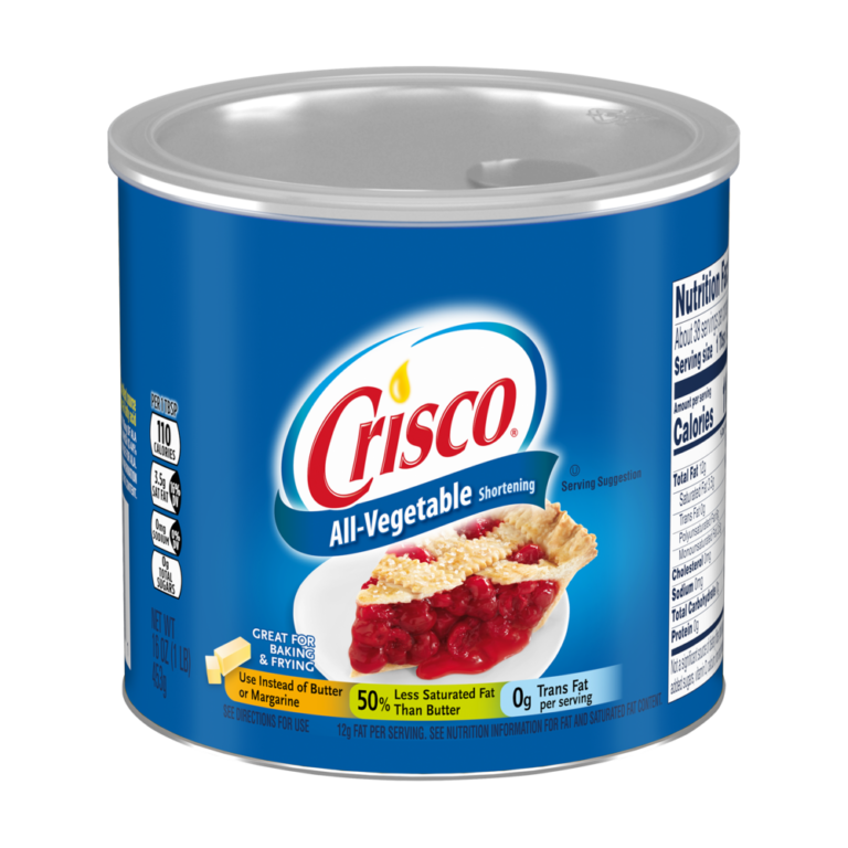 Crisco all-vegetable shortening in the blue can for famous meals you can make at home!