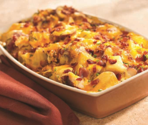 Crisco presents our twice-baked loaded potato casserole recipe that your family will love!